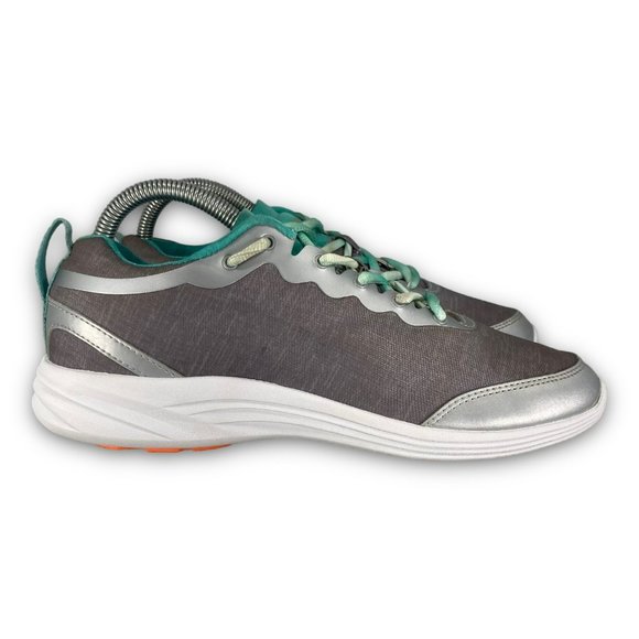 Vionic Agile Fyn Athletic Sneakers Low Top Lace Up Orthaheel Light Gray Women 8 - Picture 3 of 10